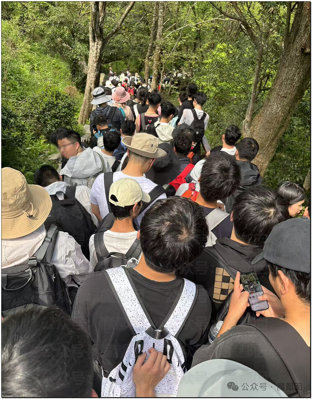 五一假期末尾更疯狂!国内景区人流量再攀高峰,心肝脾肺肾都挤出来(视频/组图) - 39