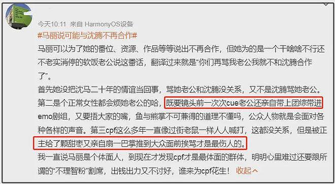 马丽路演劝CP粉被骂翻,拿不跟沈腾合作当威胁,电影营销遭嘲low(组图) - 6