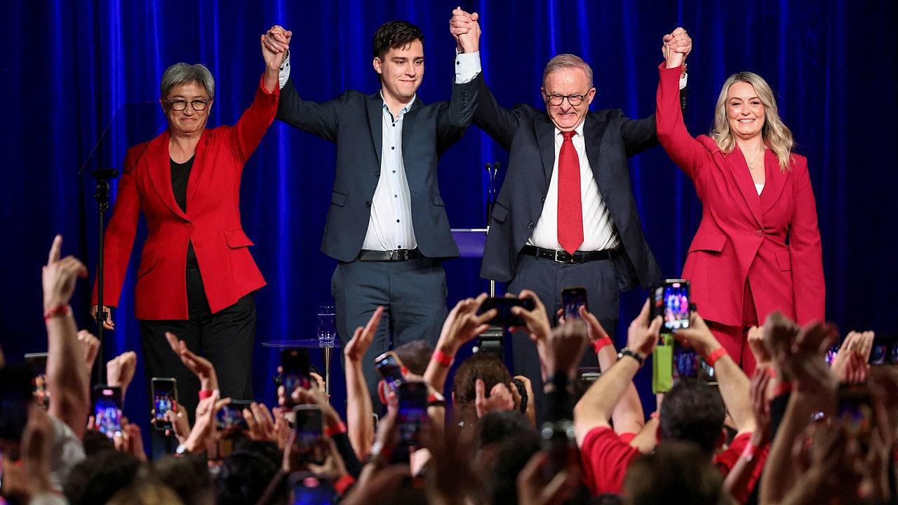 澳洲大选，执政工党大胜，阿尔巴尼斯称赢多数议席，在野党认败选（组图） - 1