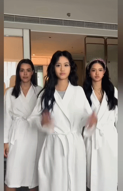 看到钟丽缇三个女儿同框，才明白女儿要怎么养……（组图） - 3