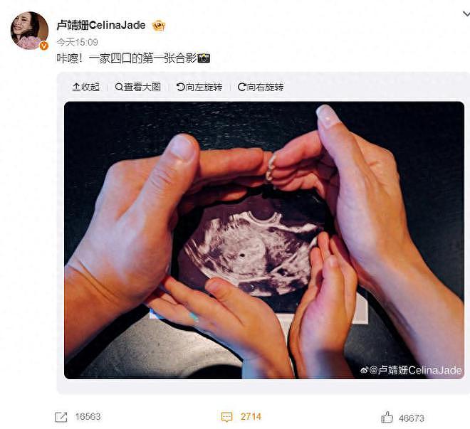 韩庚卢靖姗官宣二胎!女方大方秀孕肚,两人曾因分房睡6年引热议(组图) - 1