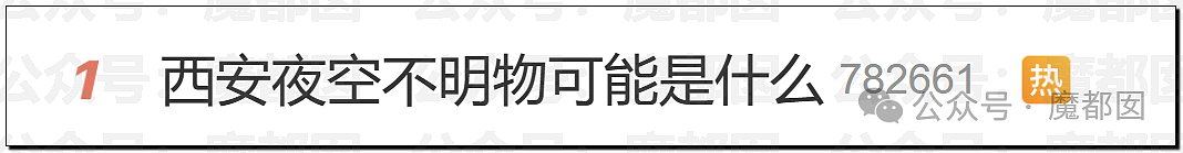 热搜第一!西安夜空不明物是什么?萤火虫漫展场外事件全解析(视频/组图) - 1