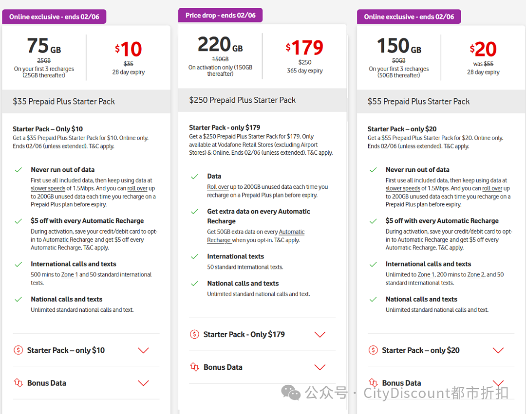 太划算！【Vodafone】手机预付卡全面折上折（组图） - 1