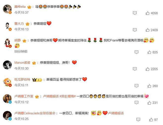 韩庚卢靖姗官宣二胎!女方大方秀孕肚,两人曾因分房睡6年引热议(组图) - 3