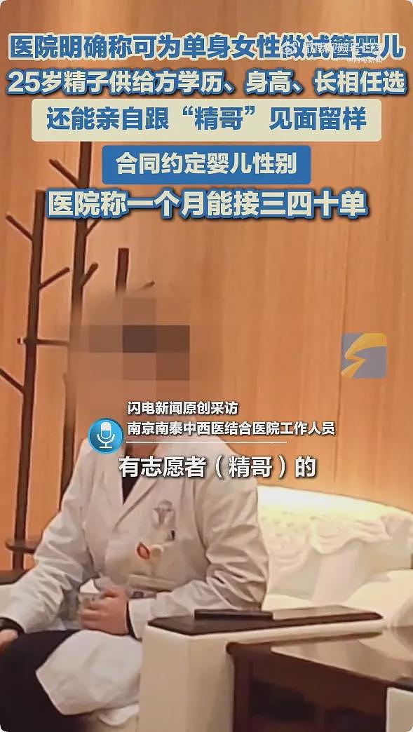 南京医院做试管婴儿遭彻查, “精哥“外貌学历任选(组图) - 1