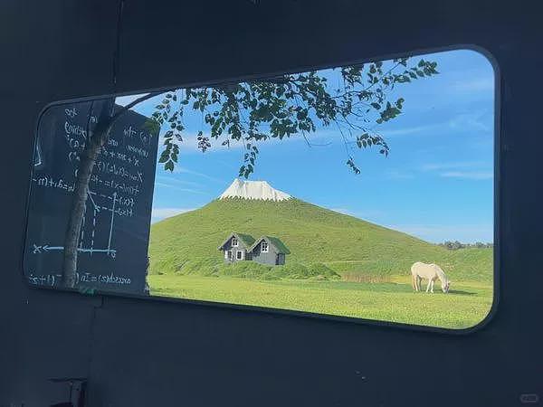 中国山寨富士山爆红， “土堆涂白漆” 网友怒批（组图） - 1