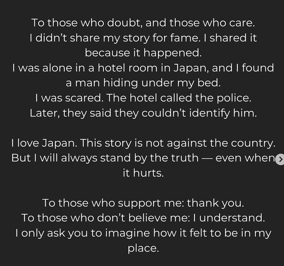 外国网红控诉在日本酒店床底下藏着一名陌生男人,然而却遭到了网友们的质疑...(组图) - 31