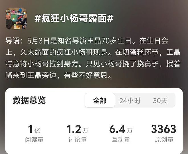 时隔八个月，疯狂小杨哥露面！近期旗下多家公司拟注销（组图） - 1