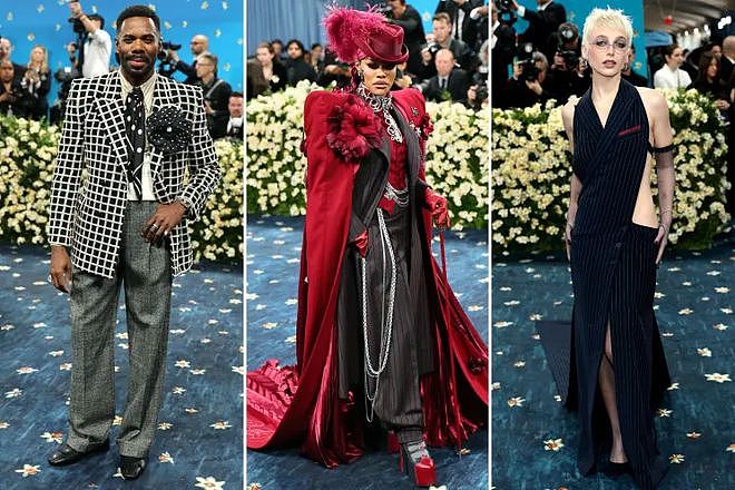 56岁邓文迪闪耀MetGala,“金冠”霸气却廉价(组图) - 2
