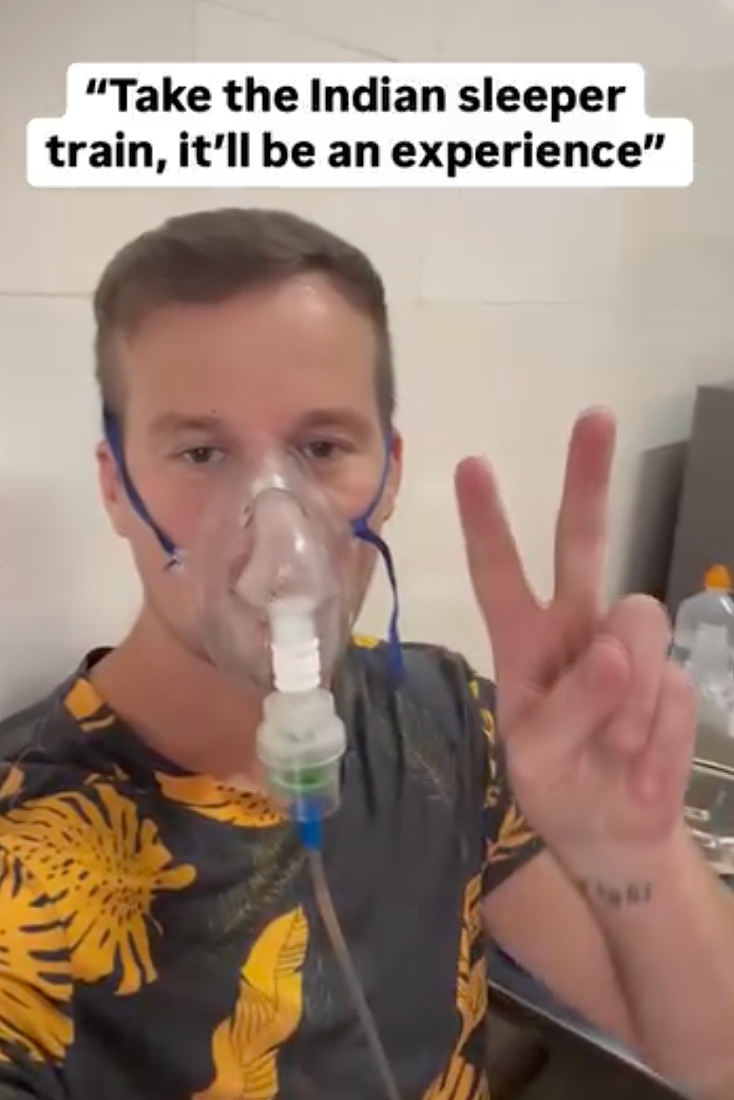 网红小哥在印度搭卧铺15个小时后患严重呼吸道感染，网上吐槽反遭印度网友怒骂...（组图） - 13