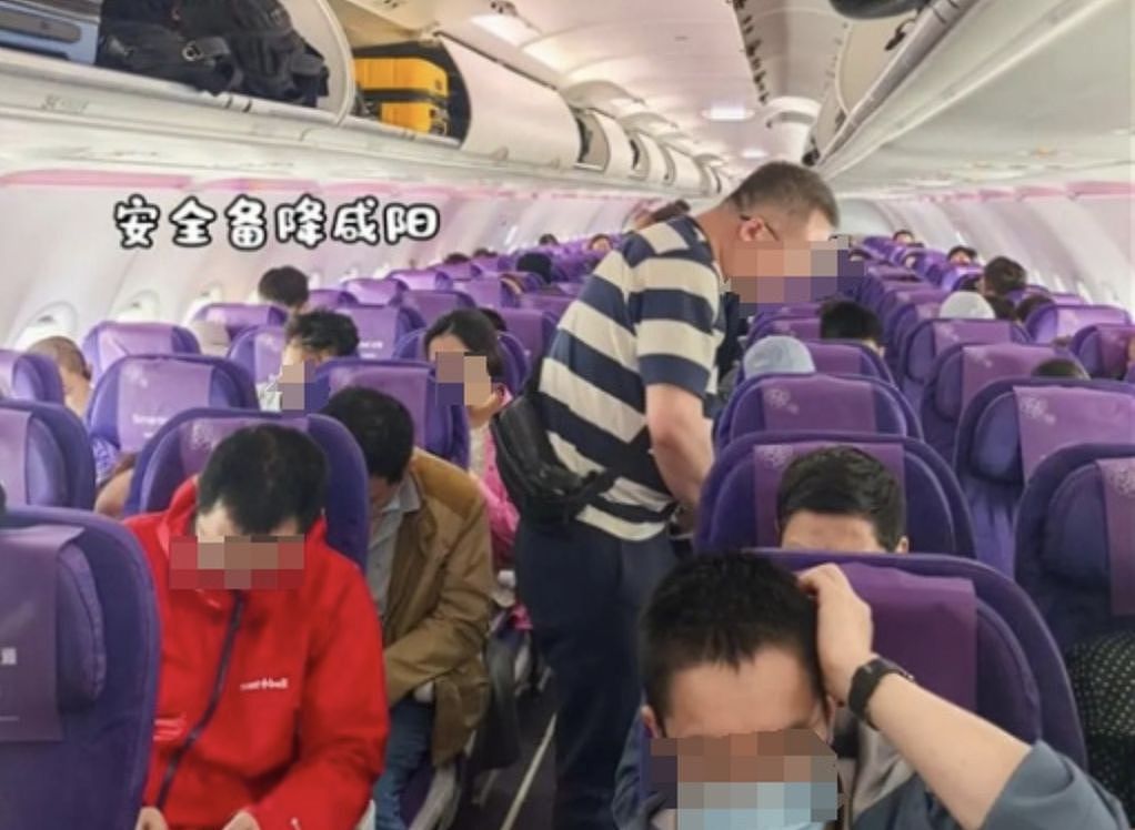 上海飞银川客机遇沙尘看不见跑道，触地复飞剧烈摇晃，机内乘客吐一片（视频/组图） - 2