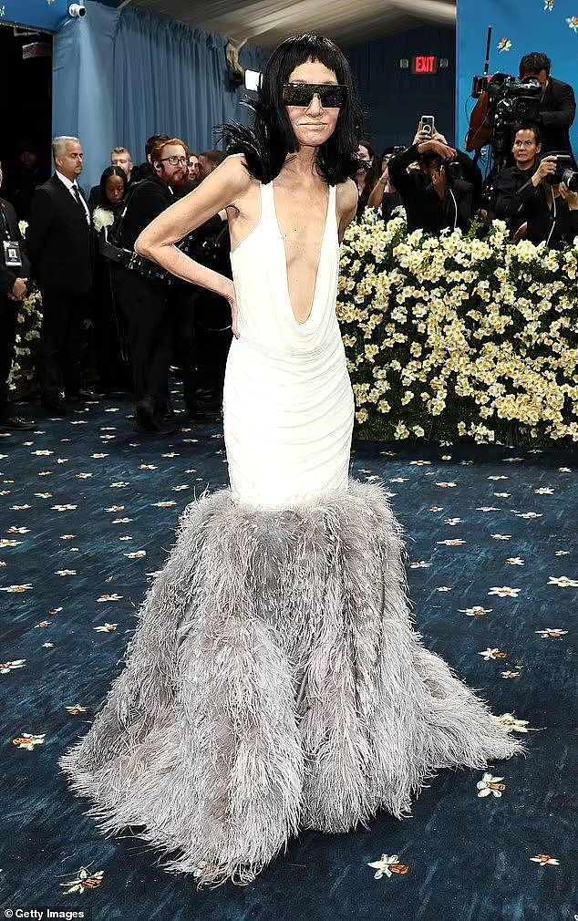 75岁王薇薇亮相MetGala，“衣襟开到肚脐”惹争议，却也被赞无畏（组图） - 5