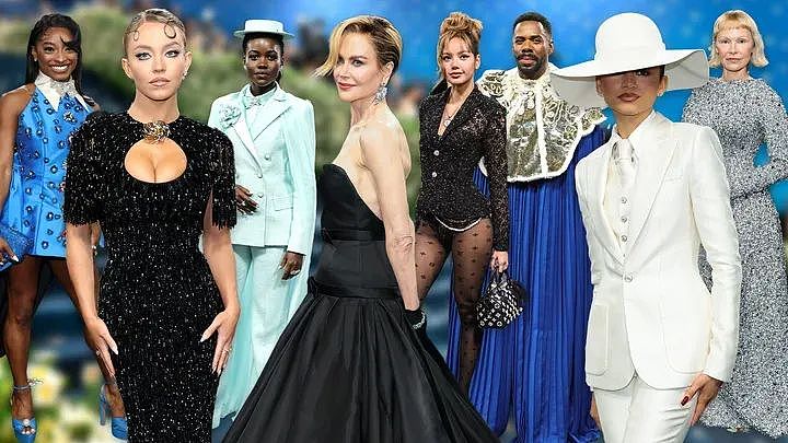 这届Met Gala红毯太顶了!Rihanna挺孕肚亮相,Blackpink成员风格大变!(组图) - 1