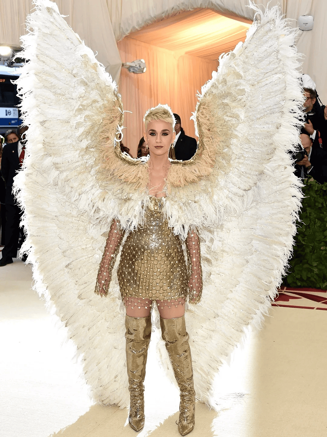 【时尚】辣眼睛！Lisa穿LV定制蕾丝透视三角裤套装征战Met Gala（组图） - 26