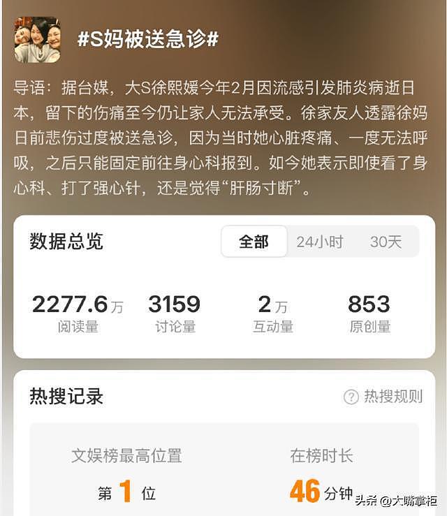 S妈突发心脏病送急诊，黄安的话终于有人信了（组图） - 2