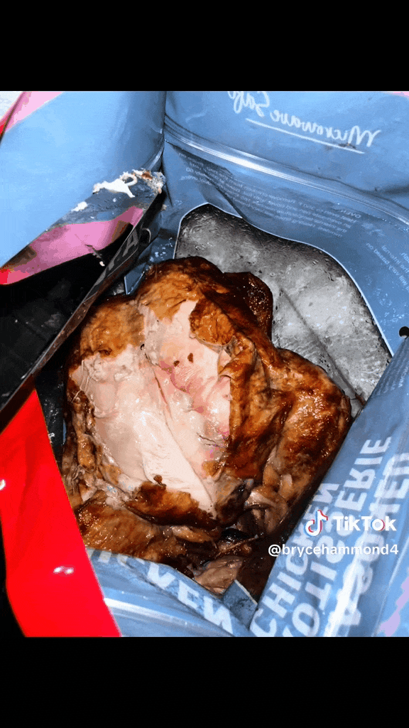 美国男子买了只Costco烤鸡，切开看到里面后大为震惊，气得立马退货大骂“太恶心”（组图） - 3