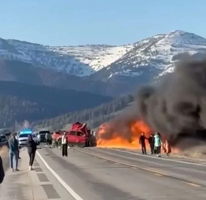 警方公布中国旅游团惨烈原因：皮卡车越线违规，旅游巴司机死亡（组图） - 4