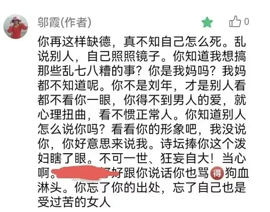 余秀华和邬霞骂战始末：两个中年女人，都有病（组图） - 13