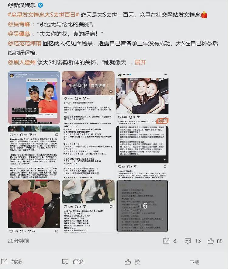 曝小S逐个打电话恳请众星悼念大S,忙到凌晨4点声音薄弱 - 1