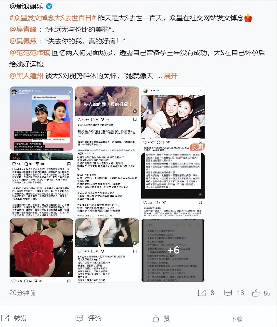 曝小S逐个打电话恳请众星悼念大S，忙到凌晨4点声音薄弱，许雅钧罕见受访（组图） - 1