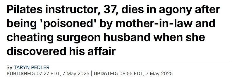 每次婆婆来，她都莫名又拉又吐，一周后直接死亡！揭露丈夫出轨，是她的死因...（组图） - 7
