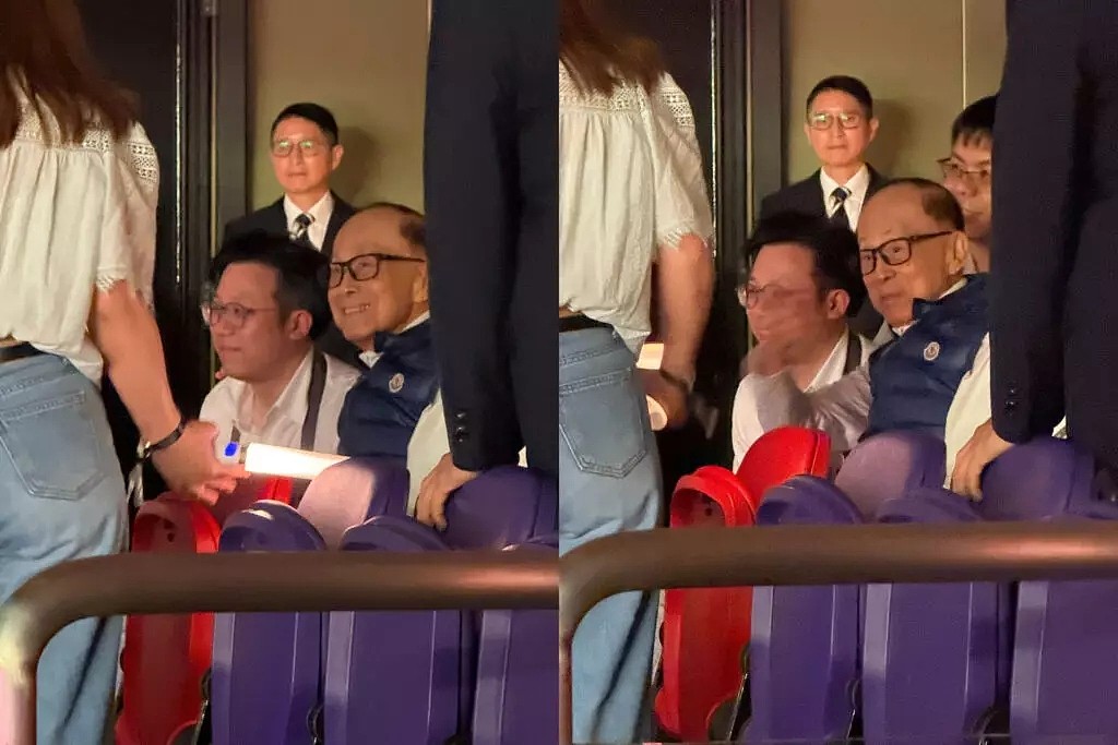 李嘉诚现身五月天演唱会!记者问他有关出售港口业务,工作人员回应(视频/组图) - 3