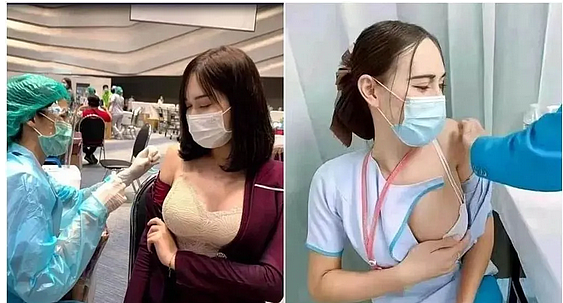 低胸上衣抖动胸部，未成年人“擦边“短视频成引流...（组图） - 2