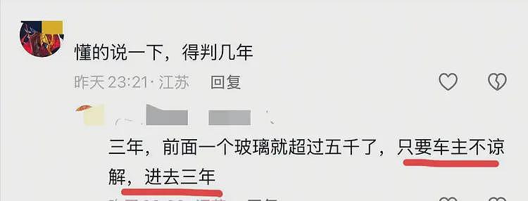特斯拉车主骂保安是“看门狗”,保安当街怒砸其车,车损已够判刑(组图) - 17