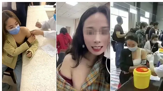 低胸上衣抖动胸部，未成年人“擦边“短视频成引流...（组图） - 3