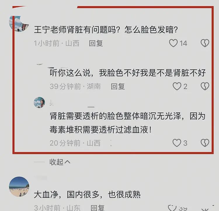央视61岁主持王宁日本近况:医院做大血净,脸色发黑发暗引发担忧(组图) - 4