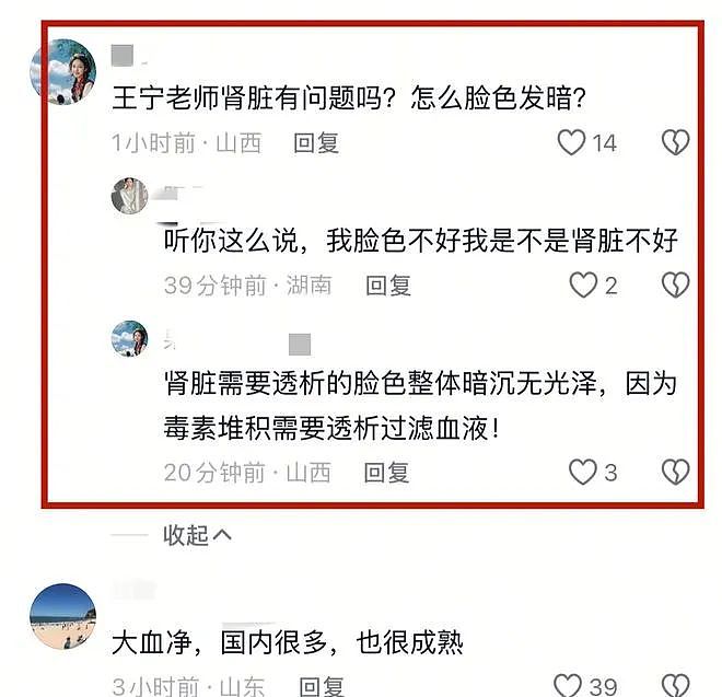 前央视“名嘴”王宁被曝日本做大血净！61岁脸色发暗，疑肾脏有问题（组图） - 8
