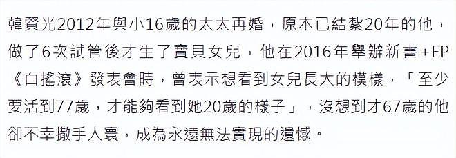 67岁知名音乐人打球时猝逝，女儿不满10岁，生前试管6次才成功（组图） - 7