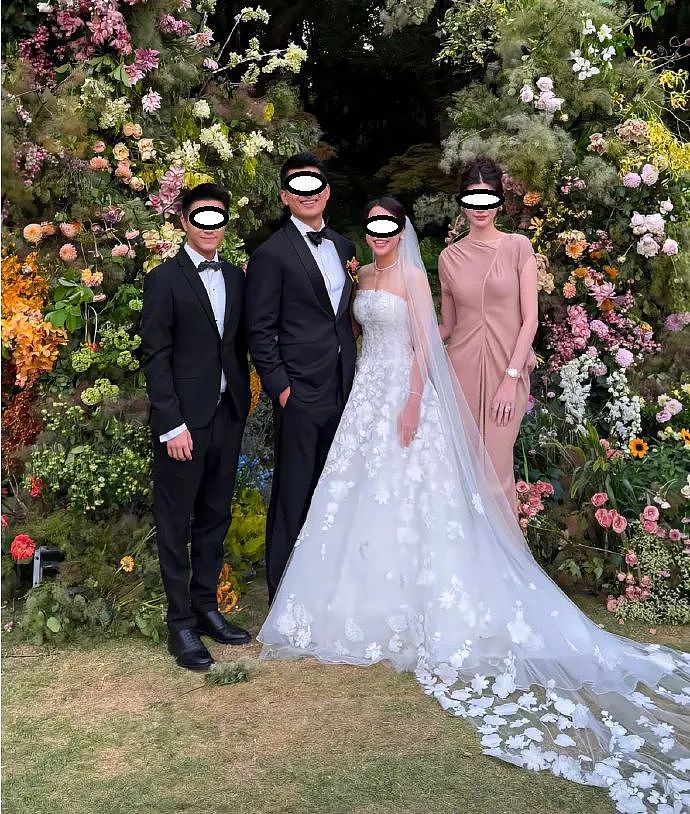 【爆笑】奚梦瑶何猷君参加婚礼，本以为这张脸已经够炸了，没想到网友说：一个当伴娘一个当花童...（组图） - 2