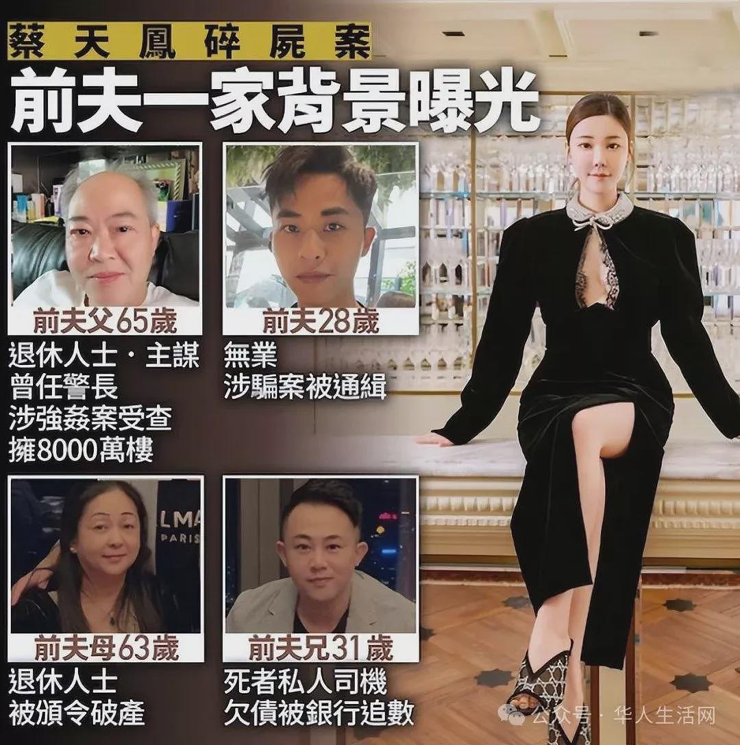 香港名媛蔡天凤案最新进展：两人被控助其前夫逃离，案件押后下月裁决！（组图） - 1