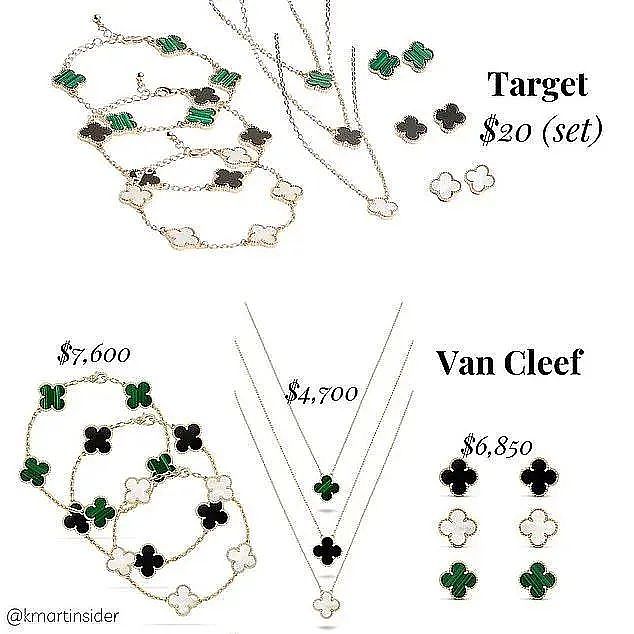 只要$20刀！在Target也能买到梵克雅宝5花项链平替啦？（组图） - 3