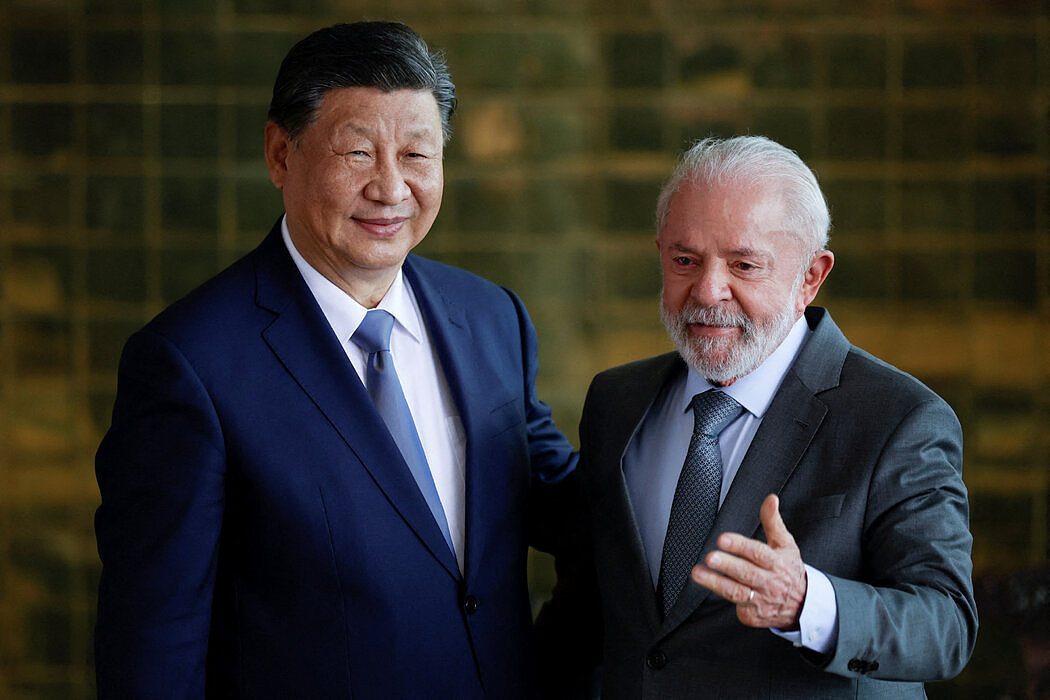 中国领导人与巴西总统会面，向拉美地区盟友示好（组图） - 1