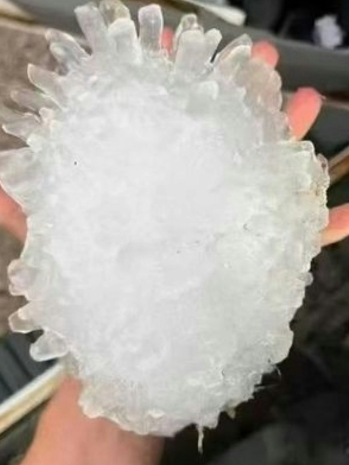 北京惊下“极巨型冰雹”大过鸭蛋！私家车被打穿十几个洞如中弹（组图） - 5
