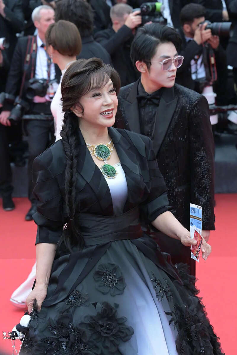 戛纳电影节红毯:刘晓庆豪横,小李子变清澈(组图) - 3