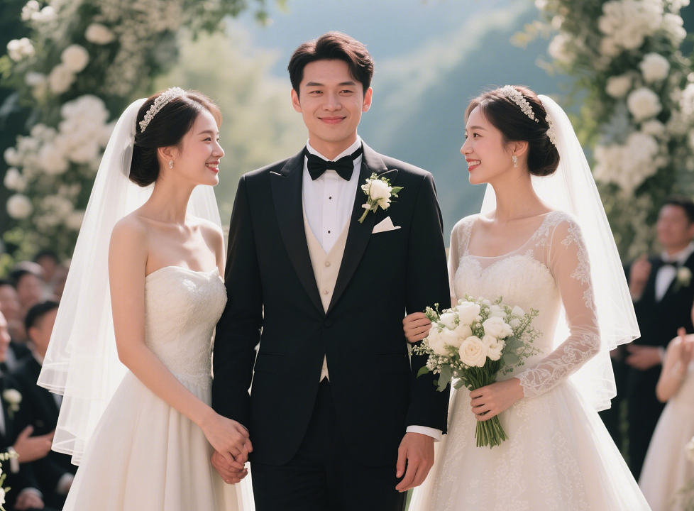 1男2女高调办“三人行”婚礼后，官方回应来了！结局全网哗然（组图） - 4