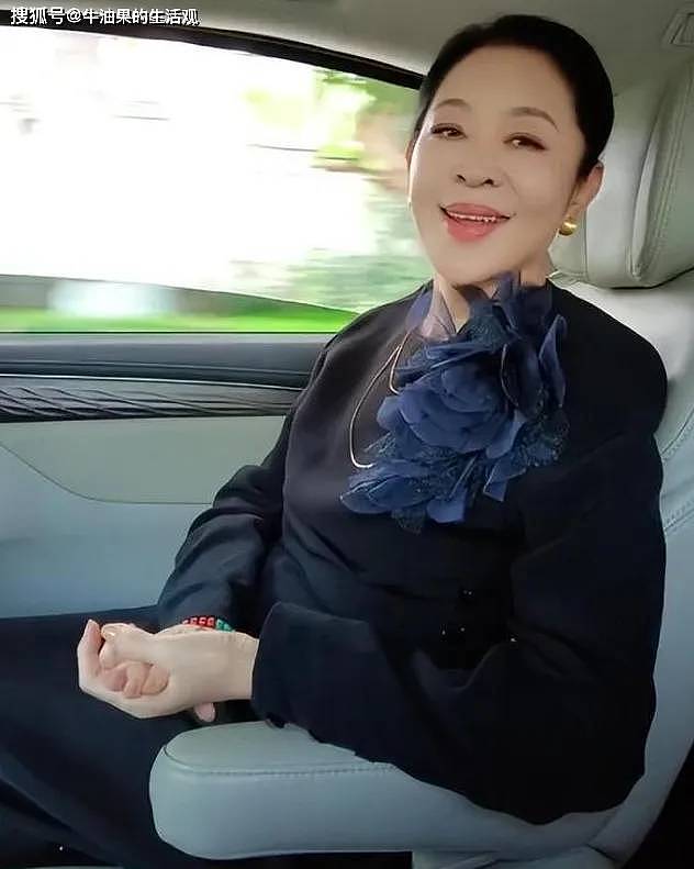 66岁倪萍近照曝光，大红唇尖下巴整容失败，被吐槽像格格巫（组图） - 5