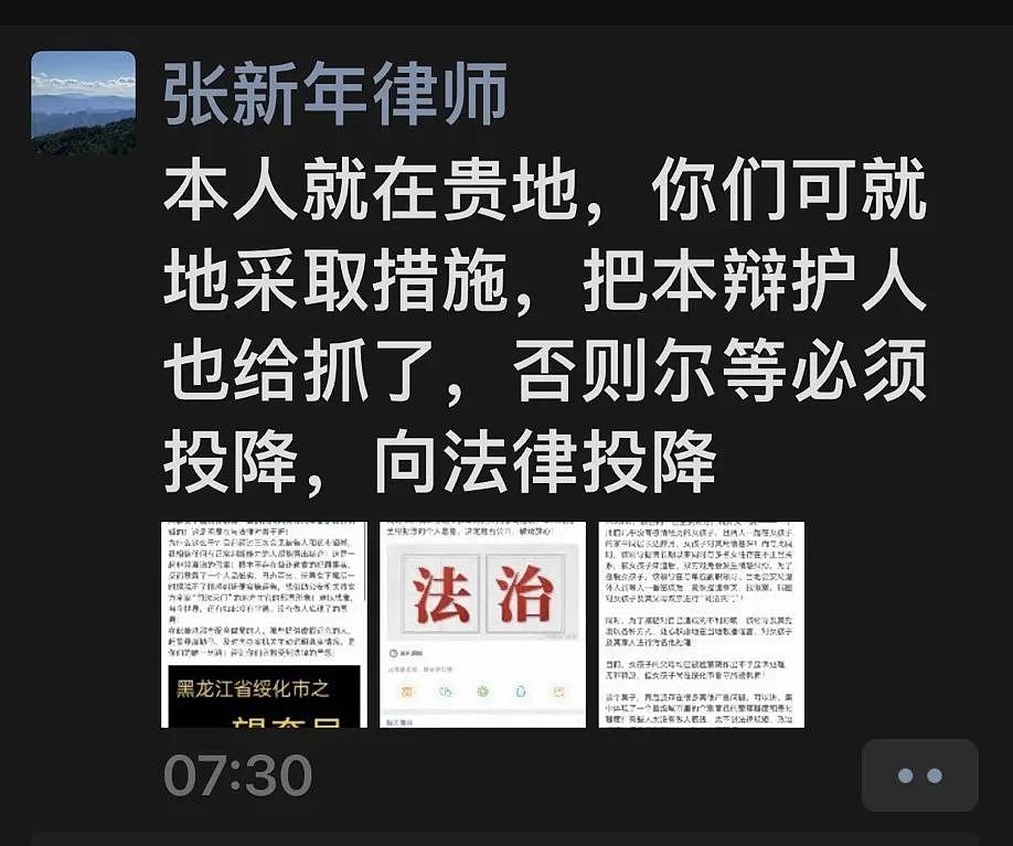 黑龙江地方官玩弄女下属难以脱身告对方敲诈勒索,北京知名律师揭发后被警方带走!同仁给县委书记发信息求助(视频/组图) - 3