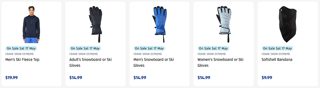5月17日！Aldi本周六特卖品出炉，滑雪装备可以冲！（组图） - 10
