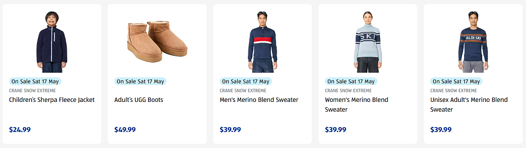 5月17日！Aldi本周六特卖品出炉，滑雪装备可以冲！（组图） - 19