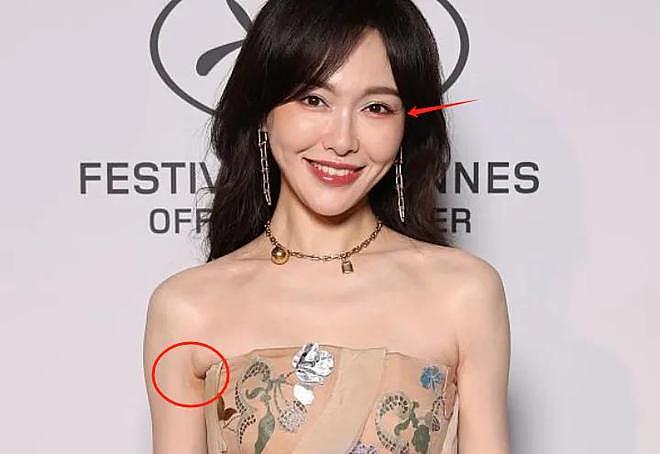42岁唐嫣戛纳生图来了！苹果肌下垂眼神涣散，新剧扑街影响状态（组图） - 7