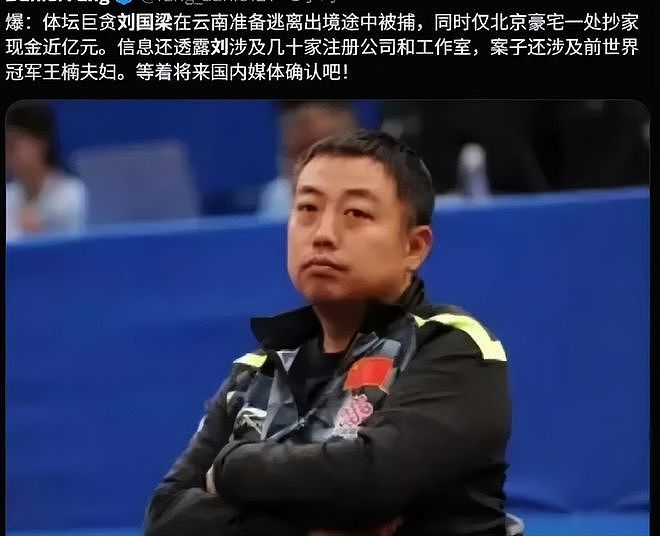 中国兵乓名将刘国梁遭谣传被捕,中国乒协痛斥恶意抹黑(组图) - 2
