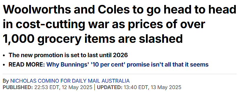 Coles硬刚Woolies，这下，网友不淡定了...（组图） - 1