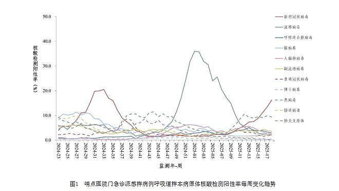 中疾控监测显示4月新冠阳性率上升，专家：新冠季节性变得不明显，重症率非常低（组图） - 1