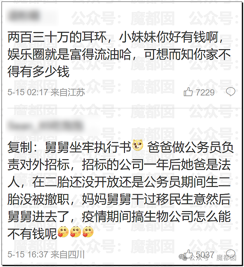 巨瓜！绝美小花黄杨钿甜佩戴价值百万耳环，公务员父亲被质疑涉贪，多方回应（视频/组图） - 17