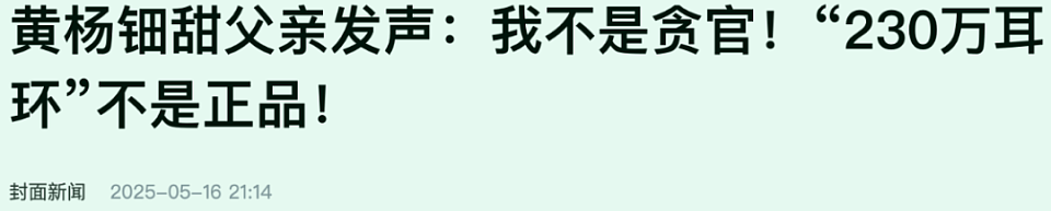 黄杨钿甜事件，有网友扒出了她家里的10个好东西（组图） - 4