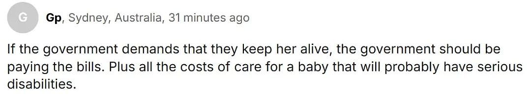 孕妇脑死亡，但法律禁止堕胎，就逼她以活死人状态继续怀孕！钱还她出？（组图） - 8